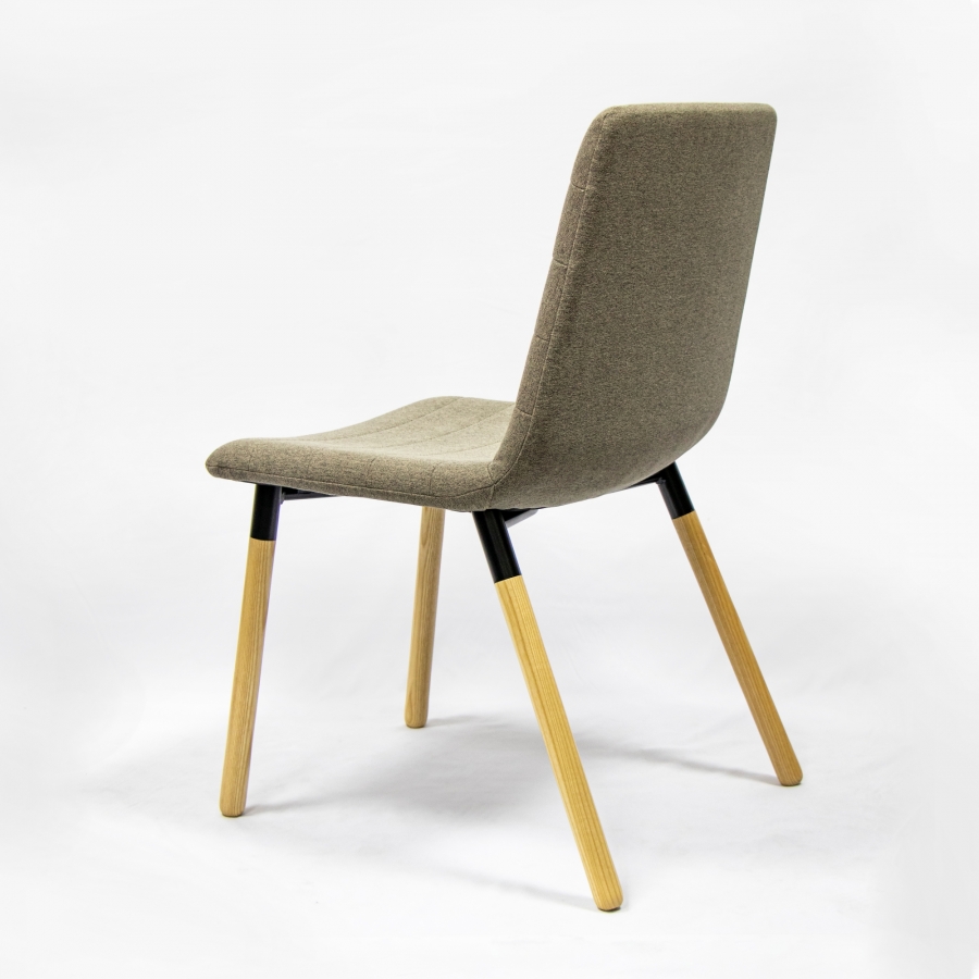 Canto Guest Chair Wood Leg