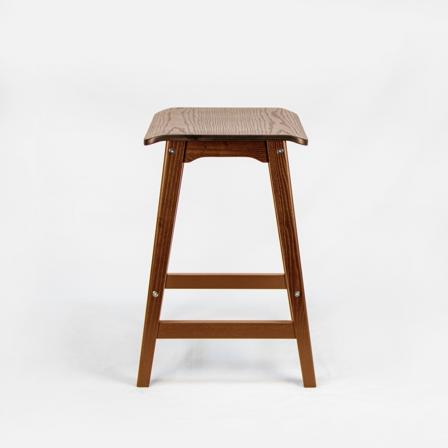 Basso Wood Counter Height Stool