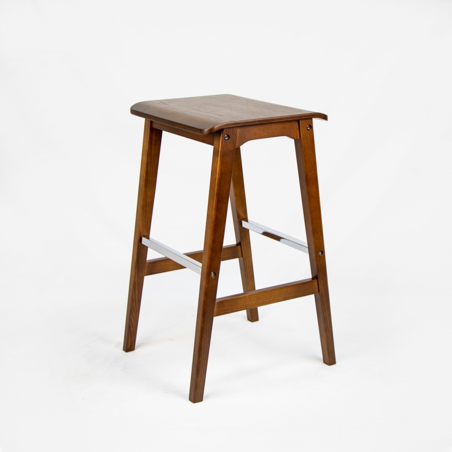 Basso Wood Bar Stool