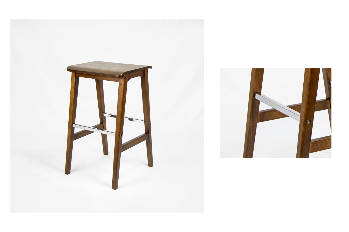 Basso Wood Bar Stool 實木吧台椅